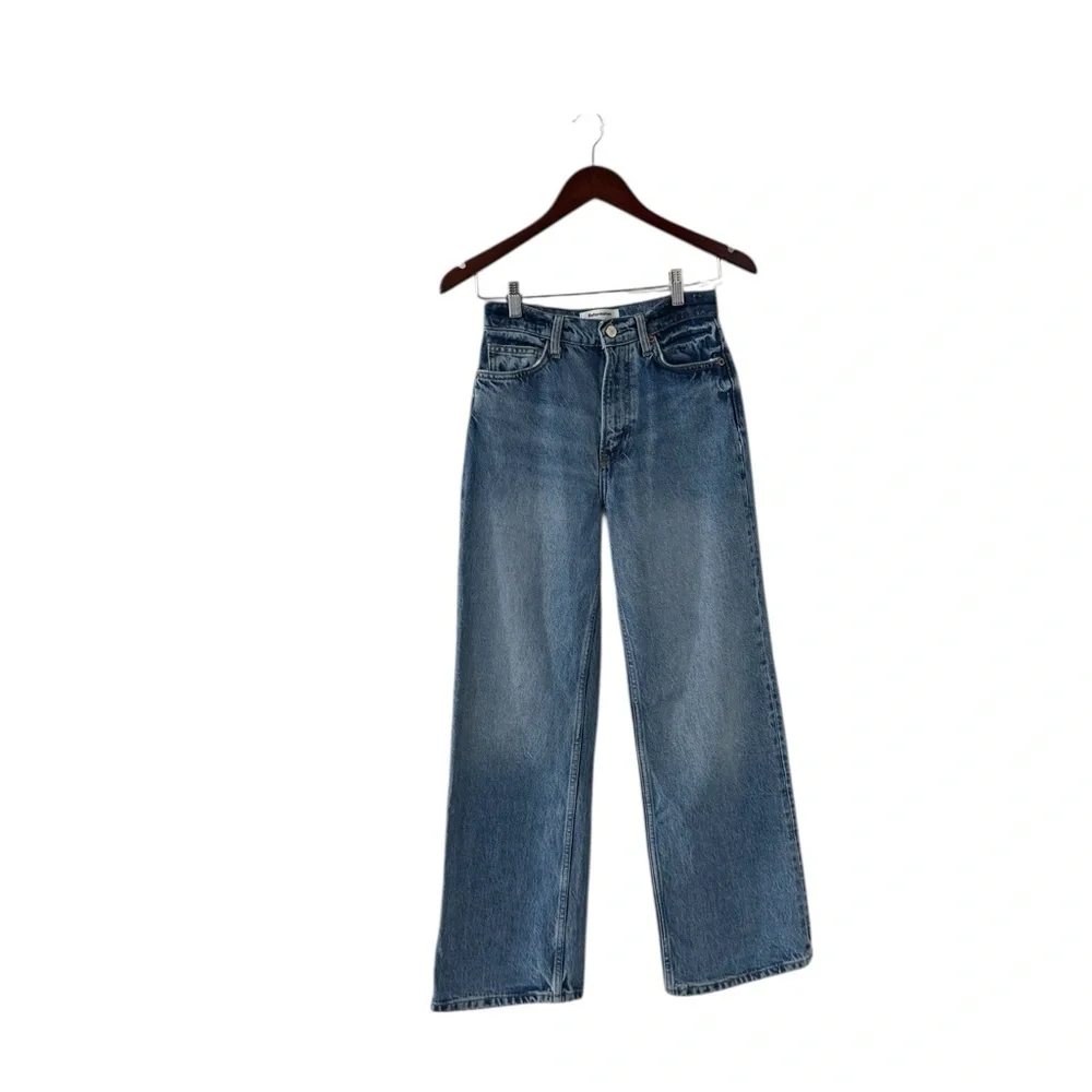 REFORMATION Wilder High Rise Ankle Wide Leg Dillon Jeans - Picture 2 of 8